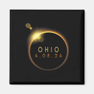 Solar Eclipse 2024 Staat Ohio Total Solar Eclipse Magnet