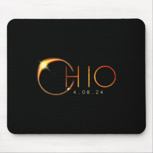 Solar Eclipse 2024 Staat Ohio Total Solar Eclipse Mousepad