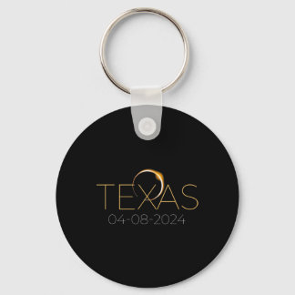 Solar Eclipse 2024 Staat Texas Total Solar Eclipse Schlüsselanhänger