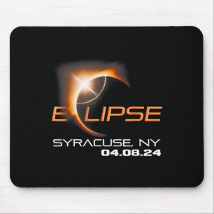 Solar Eclipse 2024 Syrakus New York Mousepad