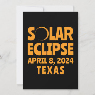 Solar Eclipse 2024 Texas Einladung