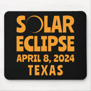 Solar Eclipse 2024 Texas Mousepad