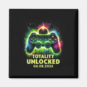 Solar Eclipse 2024 Videospiel Magnet