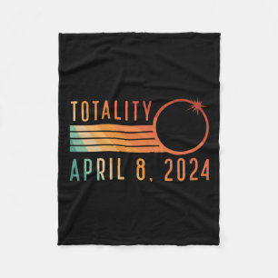 Solar Eclipse 8. April 2024 Totality Solar Eclipse Fleecedecke