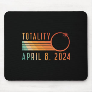 Solar Eclipse 8. April 2024 Totality Solar Eclipse Mousepad