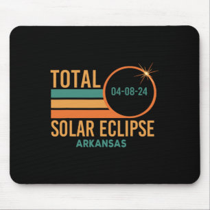 Solar Eclipse Arkansas 8. April 2024 Totalität Mousepad