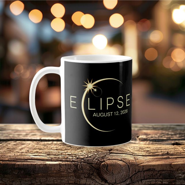 Solar Eclipse Astronomy Event 2026 Kaffeetasse (Solar Eclipse Astronomy Event 2026 Coffee Mug)