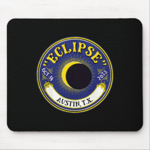 Solar Eclipse Austin Texas Familie Reisen T Mousepad