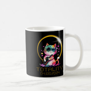Solar Eclipse Cat Wearing Solar Eclipse Brille Kaffeetasse
