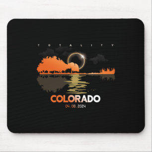 Solar Eclipse Colorado Gitarre Totality Mousepad