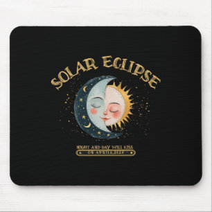 Solar-Eclipse-Design 4.08.24 Gesamtsolaröklipse 2 Mousepad