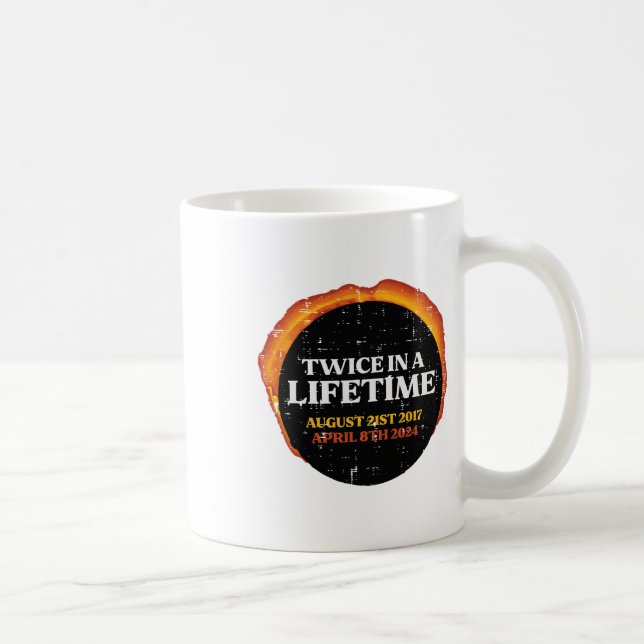Solar-Eclipse-Doppellebensdauer 08,21,17 04,08,24  Kaffeetasse (Rechts)