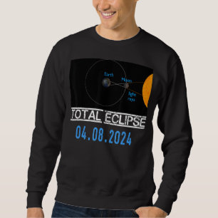 Solar Eclipse erklärte die Bildungsastronomie soga Sweatshirt