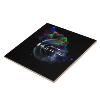 Solar Eclipse Fraktal Art Spacescape Fliese