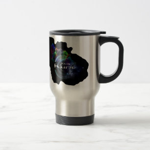 Solar Eclipse Fraktal Art Spacescape Reisebecher