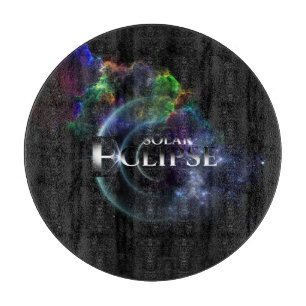 Solar Eclipse Fraktal Art Spacescape Schneidebrett