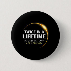 Solar Eclipse Fun zweimal im Leben 2024 Solar ecl Button
