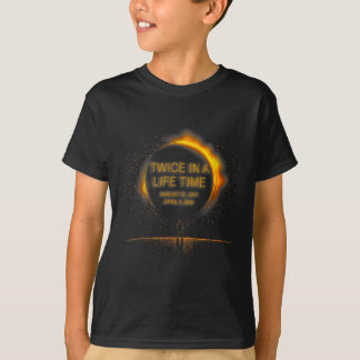 Solar Eclipse Funny zweimal im Leben 2024 Solar E T-Shirt