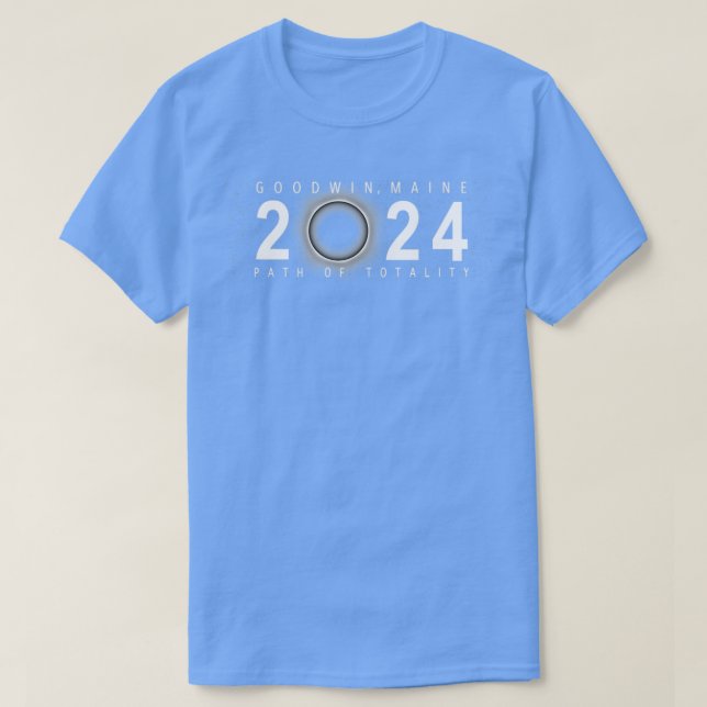 Solar Eclipse Goodwin Maine 8. April 2024 T-Shirt (Design vorne)