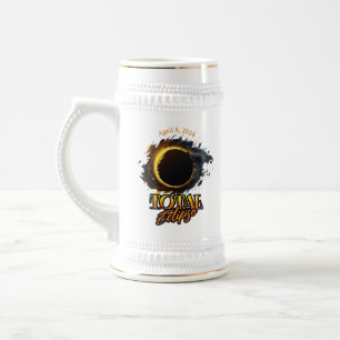 Solar Eclipse insges. 8. April 2024 Bierglas