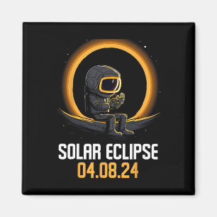 Solar Eclipse insges. April 8 2024 America Solar E Magnet