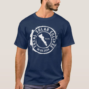 Solar Eclipse insgesamt 2024 Mexico Sinaloa Mazatl T-Shirt