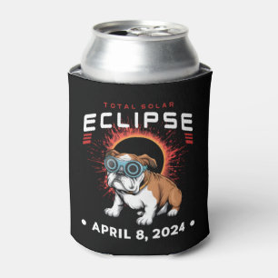 Solar Eclipse insgesamt April 2024 Bulldog-Übergab Dosenkühler