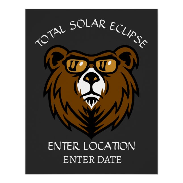 Solar-Eclipse insgesamt Poster (Vorderseite)