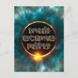 SOLAR ECLIPSE INSGESAMT POSTKARTE