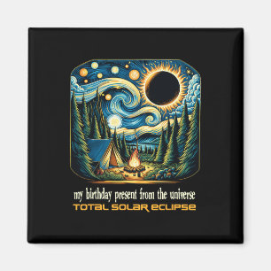 Solar Eclipse meine Geburtstagspräsenz von der Uni Magnet