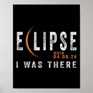 Solar Eclipse Ohio Ich war dort Totality Eclipse Poster
