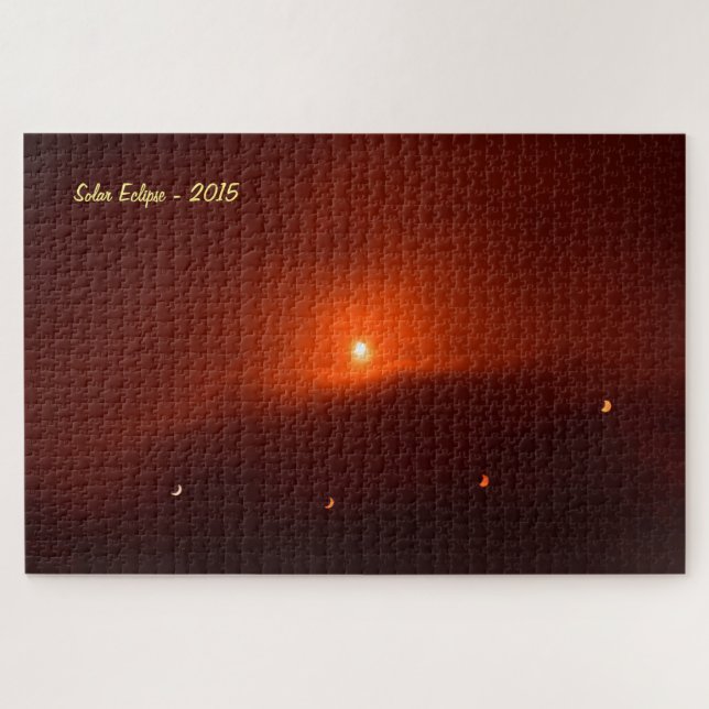 Solar Eclipse over Somerset, 2015. (Horizontal)