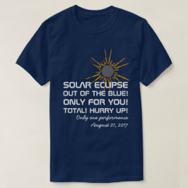 Solar Eclipse Performance lustig anpassbar T-Shirt