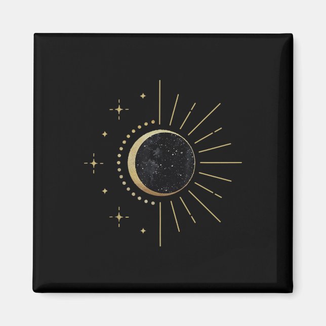 Solar-Eclipse-Pfad 2024 Totality Total Solar (2 Magnet (Vorne)