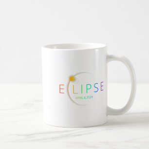Solar-Eclipse-Regenbogen 2024 Gesamtsolaröklipse 4 Kaffeetasse
