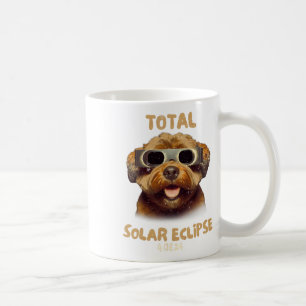Solar Eclipse T Hunde mit Sonnenbrille Kaffeetasse