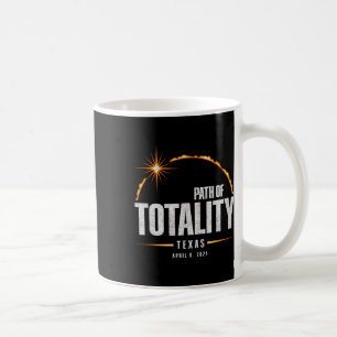 Solar-Eclipse Texas insgesamt - Eclipse 2024 insge Kaffeetasse
