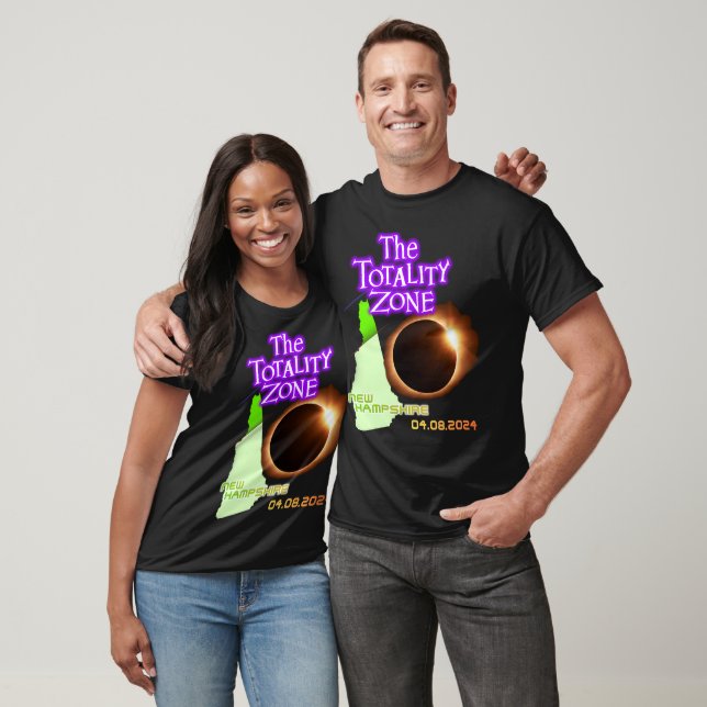 Solar Eclipse Totality Zone NH 2024 T - Shirt (Unisex)