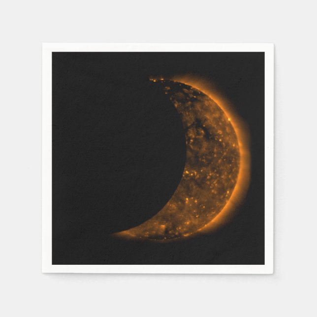 Solar Eclipse Transit Serviette (Vorderseite)