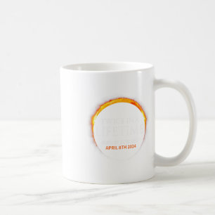 Solar-Eclipse zweimal im Leben 2024 Solar-Eclipse Kaffeetasse