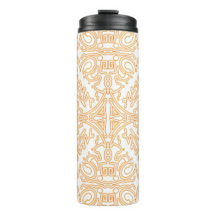 Solar Flare Gold Damask Handyhülle / iPad-Hülle Thermosbecher