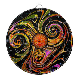 Solar Flare Starry Space Dartboard Dartscheibe