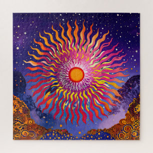 "Solar flüstert in den Himmel" Die Sonne