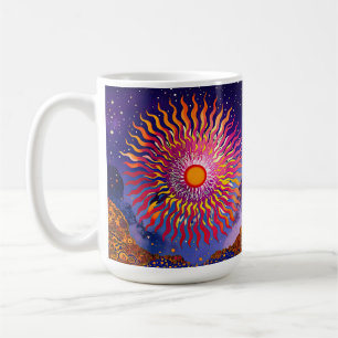 "Solar flüstert in den Himmel" Die Sonne Kaffeetasse