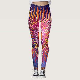 "Solar flüstert in den Himmel" Die Sonne Leggings