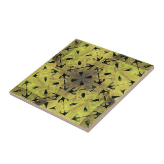 Solar Fragment abstrakt Geometrisch  Fliese