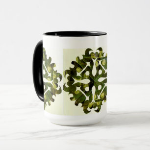 Solar Fragment abstrakte Geometrie Tasse