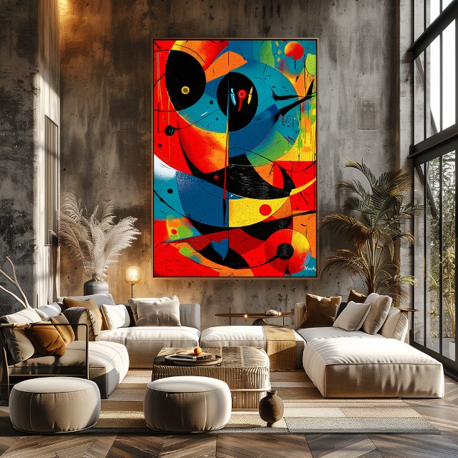 Solar Geometry II – Mid-Century Abstract Construct Poster (Von Creator hochgeladen)