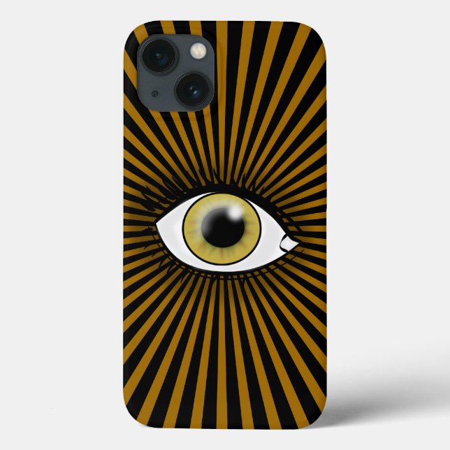 Solar Hazel Eye Case-Mate iPhone Hülle (Rückseite)