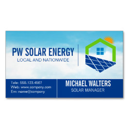 Solar House Power | Sky Magnetische Visitenkarte